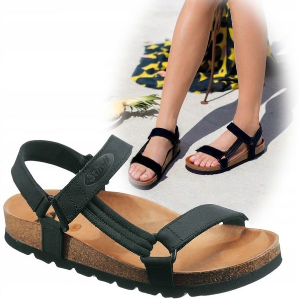 SCHOLL sandały, buty profilowane czarne HEAVEN zdjęcie 3