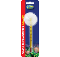 AQUA NOVA Termometr szklany nano do akwarium krótki 7,7 cm