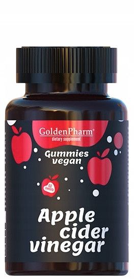 GoldenPharm Ocet Jabłkowy 60 żelków zdjęcie 1