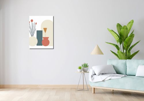 Obraz 50x70cm Kremowe Wazony na Arena.pl