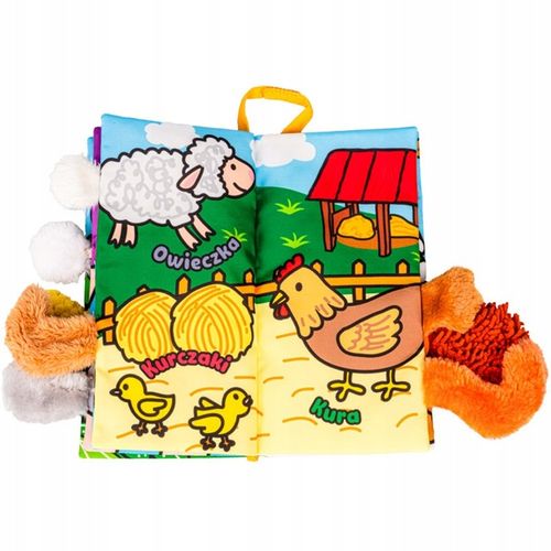 PUCHATE ZWIERZAKI BALIBAZOO JOLLY BABY KSIĄŻECZKA SENSORYCZNA DLA NIEMOWLĄT na Arena.pl