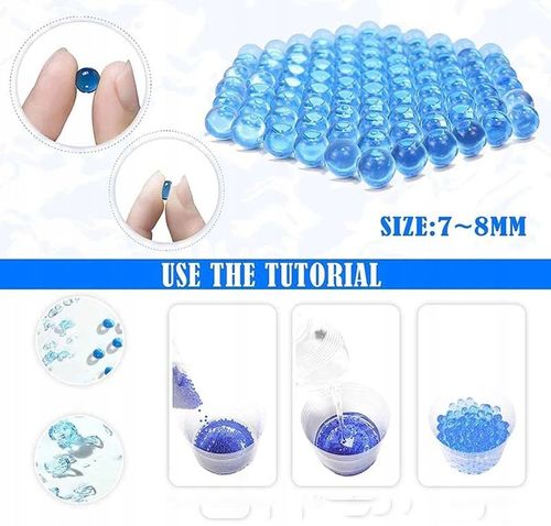 KARABIN PISTOLET AUTOMAT NA KULKI ŻELOWE WODNE ORBEZZ 7-8 MM GLOCK GRAFFITI na Arena.pl