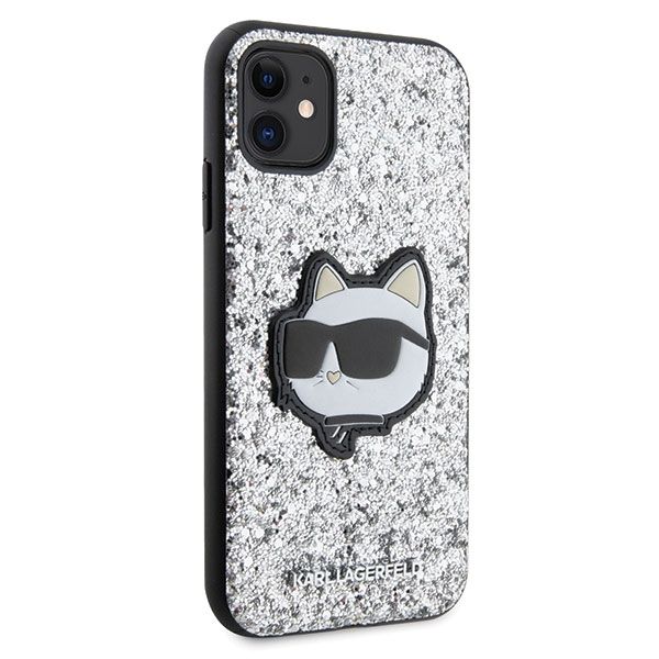 Etui Karl Lagerfeld do iPhone 11, iPhone XR, Srebrny zdjęcie 4