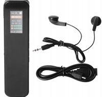 64G Cyfrowy dyktafon Aktywne nagrywanie Odtwarzanie z mikrofonem i głośnik