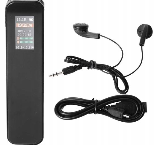 64G Cyfrowy dyktafon Aktywne nagrywanie Odtwarzanie z mikrofonem i głośnik na Arena.pl