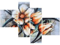 OBRAZ NIESAMOWITE PASTELOWE KWIATY