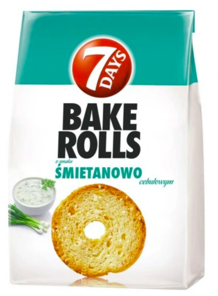 BAKE ROLLS 150G ŚMIETANA CEBULA zdjęcie 1