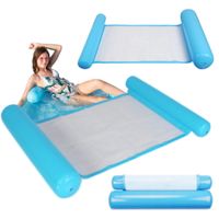 Materac hamak leżak wodny do pływania na basen plażowy dmuchany wygodny