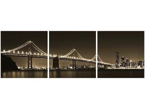 90X30CM MOST NOCĄ TANEL TEEMUSK TRÓJ OBRAZ na Arena.pl