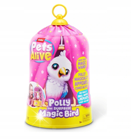 ZURU PETS ALIVE MAGICZNY PTASZEK PTAK POLLY INTERAKTYWNY W KLATCE ZABAWKA
