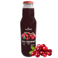 Sok z żurawiny 100% 750 ml / Naturo