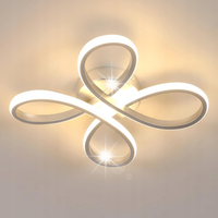 LAMPA SUFITOWA WISZĄCA ZYRANDOL LED SREBRNY NOWOCZESNY 30W 3000K 3375LM