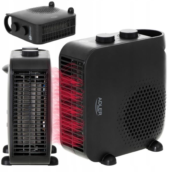 Termowentylator Farelka Grzejnik Termostat 2000W zdjęcie 1