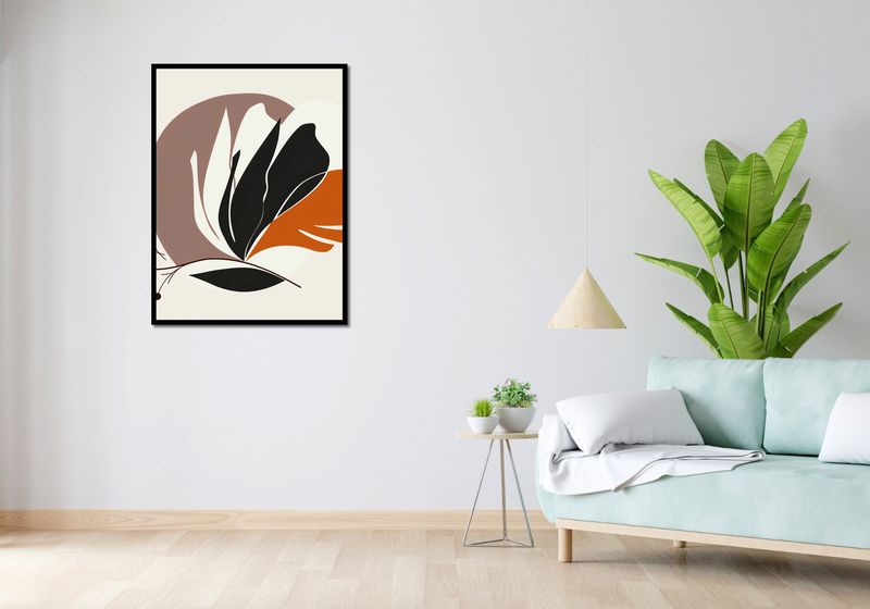 Plakat 75x100cm Elegancja Roślinna zdjęcie 4
