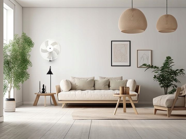 WENTYLATOR ŚCIENNY z PILOTEM Wiatrak na Ścianę BIAŁY 45W OSCYLACJA TIMER zdjęcie 10