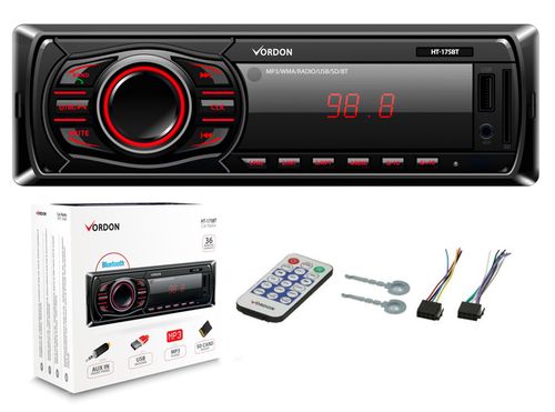Radio Samochodowe Bluetooth mp3 FM SD AUX + pilot na Arena.pl