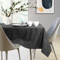 Obrus Plamoodporny VESTA Mankiet 140x200 C. Szary AmeliaHome
