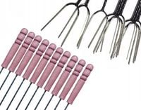 KIJE DO KIEŁBASY NA OGNISKO GRILLA KIJKI 120CM 10 SZT GRILLOWANIA