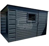 Schowek domek ogrodowy 2,5x2,5m + wiata 0,5m drzw okno dach spad GP457