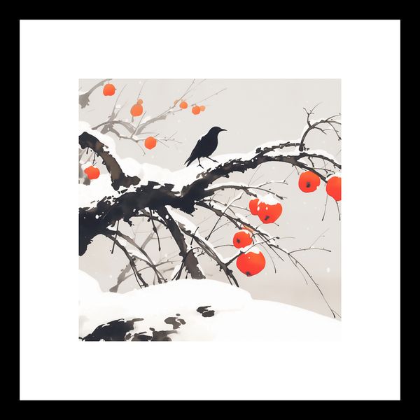 Plakat 20x20cm Wschodnia Akwarela zdjęcie 3