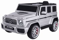 Auto na Akumulator MERCEDES 2x45W 12V4,5AH Ekoskóra Koła Eva Pilot Srebrny