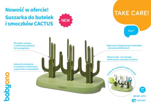 Suszarka do butelek i smoczków CACTUS na Arena.pl