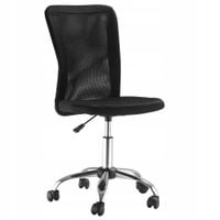 Krzesło biurowe Vinsetto 921-226BK 43x58x100 cm czarne