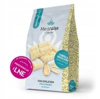 Wosk Twardy Dropsy Do Depilacji MediWax Clavier White Chocolate - 1000 g