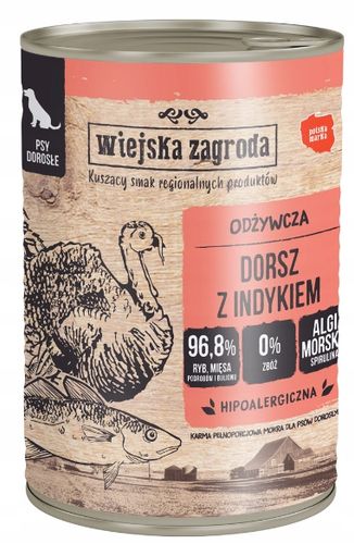 WIEJSKA ZAGRODA KARMA MOKRA MIX SMAKÓW 6x400G na Arena.pl