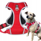 SZELKI dla psa GUARD bezuciskowe TOKYO red L