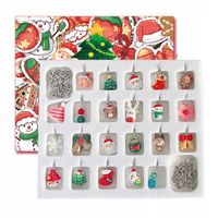 B9 KALENDARZ ADWENTOWY DLA DZIECI DZIEWCZYNEK BIŻUTERIA ZAWIESZKI ŚWIĘTA