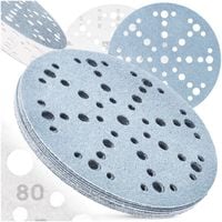 10x PAPIER ŚCIERNY NA RZEP DO SZLIFIERKI FESTOOL GRANAT KRĄŻKI 150mm P80
