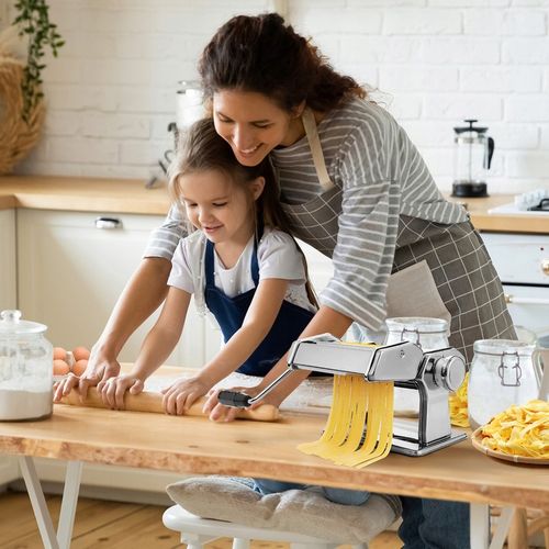 MASZYNKA DO MAKARONU ZE STALI NIERDZEWNEJ MASZYNA DO WAŁKOWANIA + KROJENIA na Arena.pl