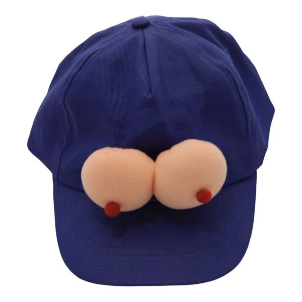 Kinky Pleasure - Ds003 - Cap With Breasts - Blue - One Size zdjęcie 1