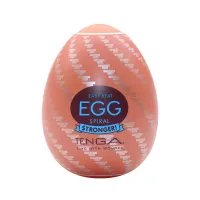tenga egg spiral ii - kompaktowa maszyna intymna, brązowa, 70 mm