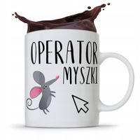 Kubek Informatyka Programisty Operator Myszki Z Nadrukiem Ze Zdjęciem