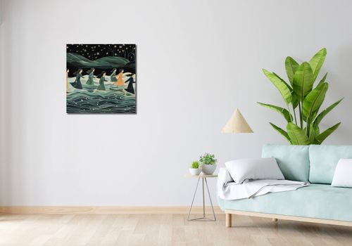 Obraz 60x60cm Nocna Procesja na Arena.pl