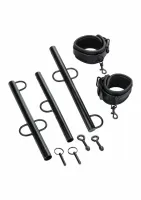 calexotics spreader bar with cuffs regulowany system rozporowy z kajdankami
