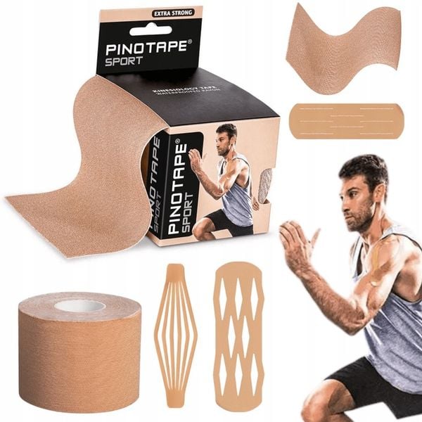 Kup PINOTAPE wodoodporny tejp tape 10 cm x 5 m Beżowy na arena.pl i ...