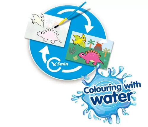 Malowanie wodą Dinusie na Arena.pl