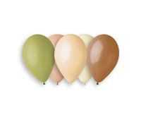 Balony lateksowe boho kolory natury 33cm 5szt.