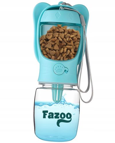 Butelka na Wodę Karmę dla Psa Poidło 2w1 Bidon Turystyczny Miseczka Podróż na Arena.pl