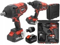 18V YATO KLUCZ UDAROWY 3/4'' 2000NM YT-828075 NOWOŚĆ AKU 4AH ŁADOWARKA