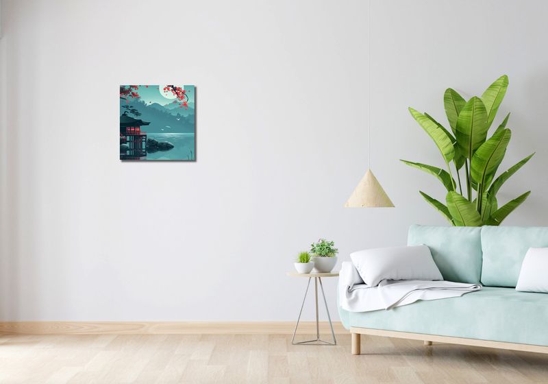 Obraz 40x40cm Japoński Pawilon zdjęcie 2