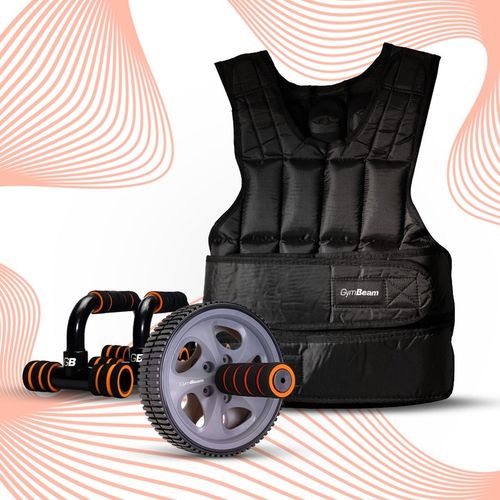 KAMIZELKA OBCIĄŻENIOWA TRENINGOWA DO ĆWICZEŃ Z OBCIĄŻENIEM - GymBeam 20 kg na Arena.pl