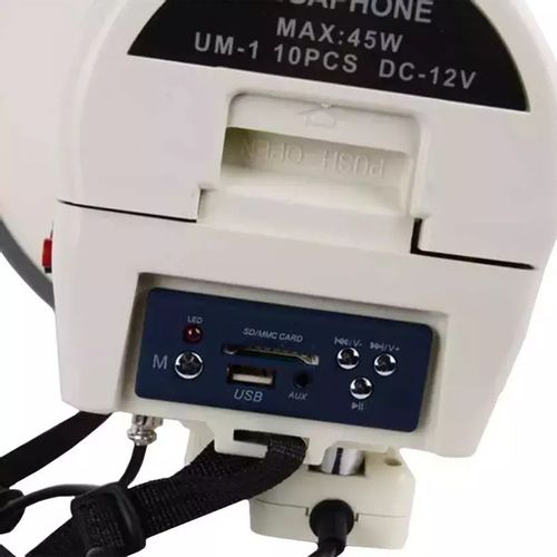 Mocny MEGAFON 45W bateria MEGA-PRO60 USB SD BST na Arena.pl