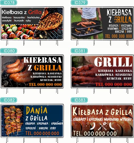 BANER REKLAMOWY 300x150cm oczkowany projekt w cenie AGENCJA OCHRONY na Arena.pl