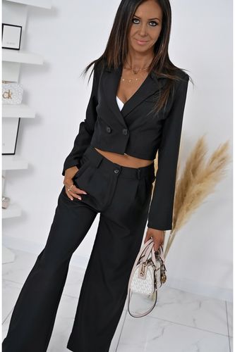 STYLOWY KOMPLET MARYNARKA + SZEROKIE SPODNIE BRILLANT! WZ.3 na Arena.pl