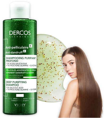 Vichy Dercos Anti Dandruff K szampon przeciwłupieżowy oczyszczający, 250 ml na Arena.pl
