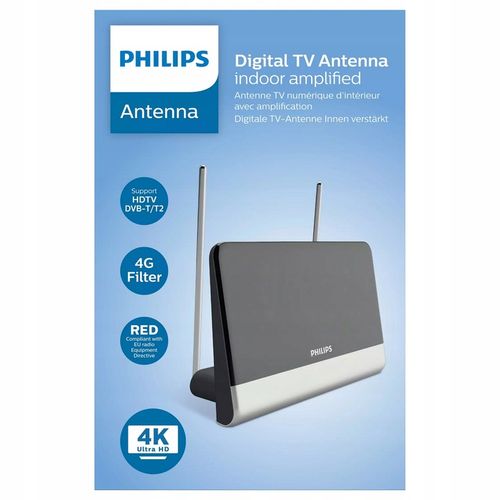 PHILIPS Cyfrowa antena telewizyjna DVB-T/T2 HDTV na Arena.pl
